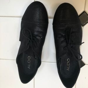 Aldo cutout loafer flats